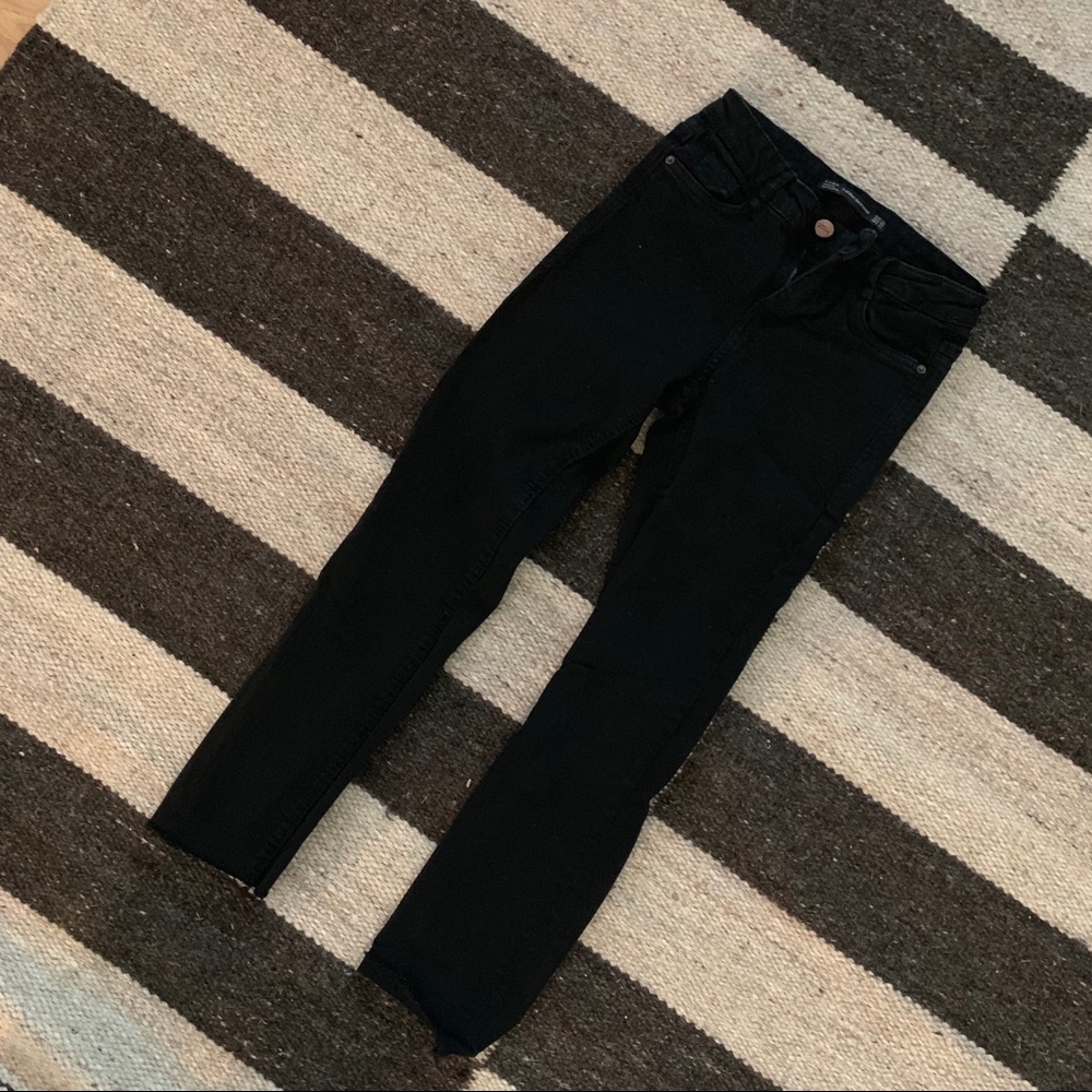Zara raw hem skinny jeans